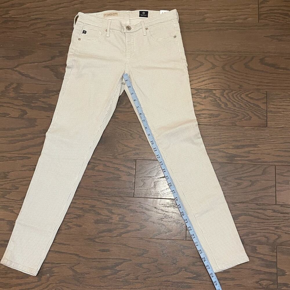 AG Adriano Goldschmied Jeans White - Gray The Leggings Ankle Size 27 - Picture 6 of 10